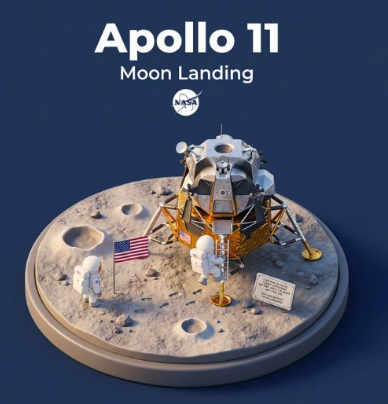 miniature 3D cartoon scene prompt