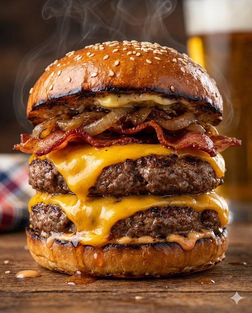 Delicious commercial food photography Prompt